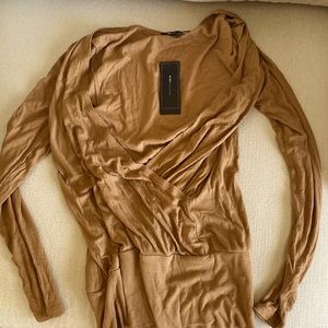 NWT BCBGMAXAZRIA long-sleeve tunic top